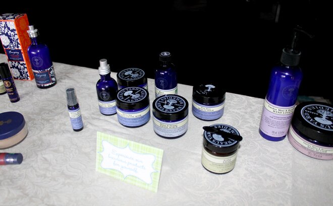 NYR Organic Product Table