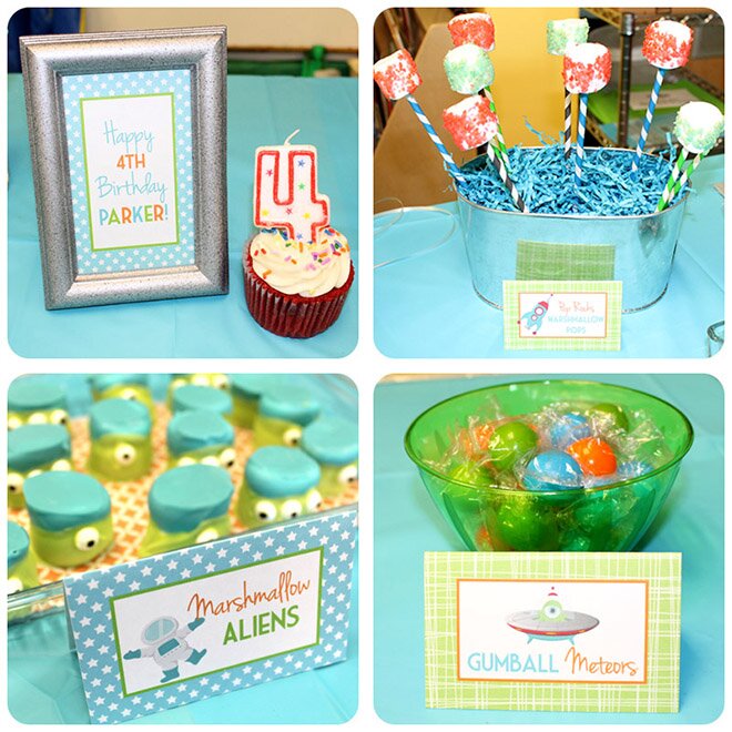 Modern Outer Space Birthday Party | The Pretty Party Shoppe